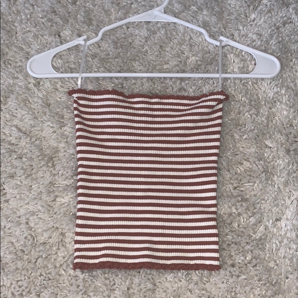 Cute Stripped strapless top!!!